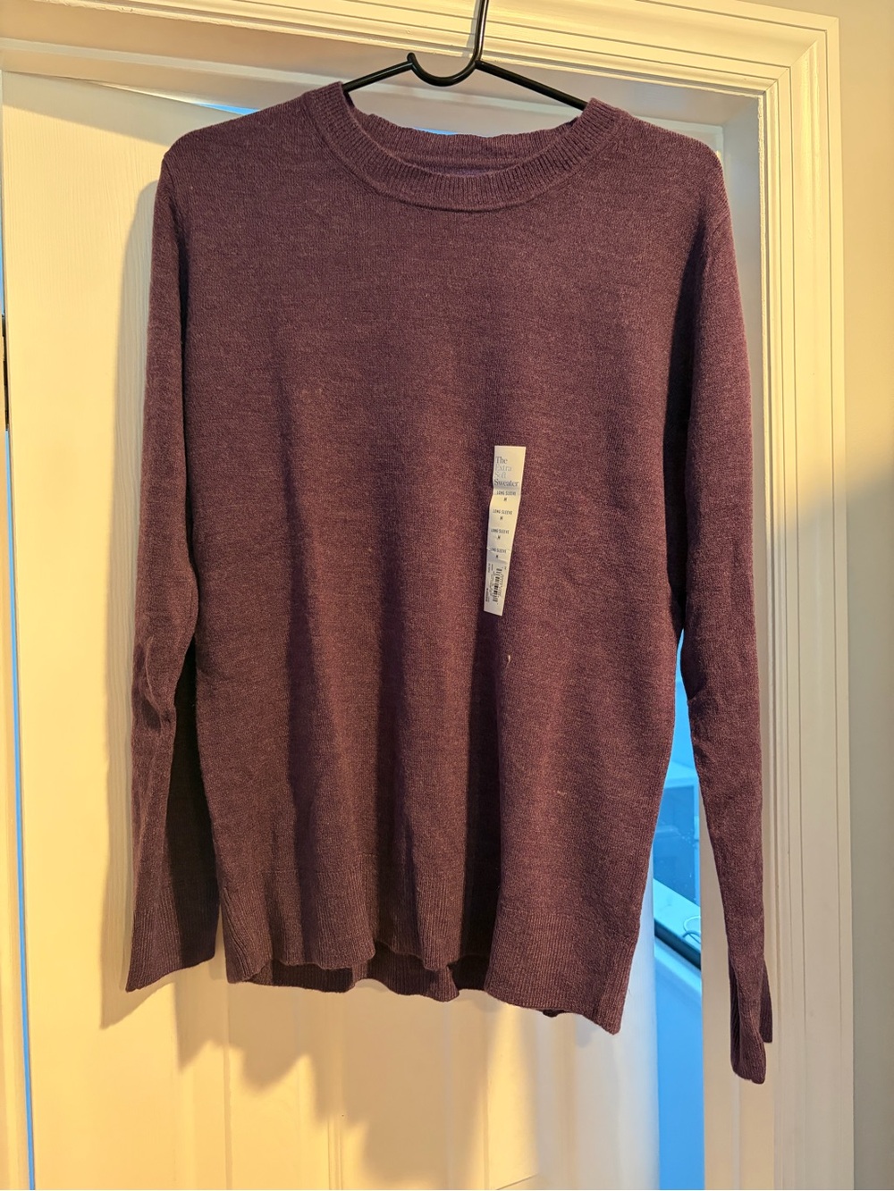 Women’s croft & barrow The extra soft sweater women’s Crewneck Sweater in Plum